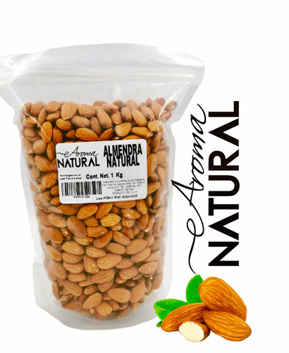 Almendra Natural 1 Kg Calidad Carmel Premium 