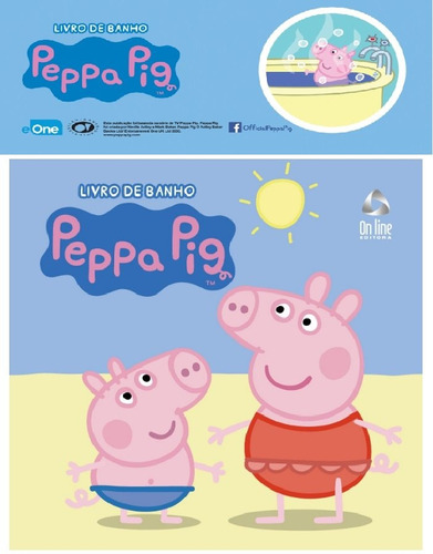 Peppa Pig - Livro de banho, de On Line a. Editora IBC - Instituto Brasileiro de Cultura Ltda, capa mole em português, 2020