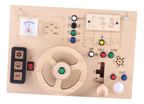 Tablero De Actividades Con Luces Led, Tablero Sensorial De