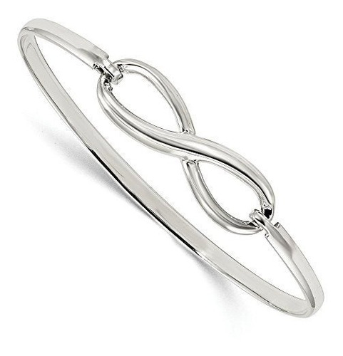 Brazalete - Solid 925 Sterling Silver Infinity Love Knot Sym