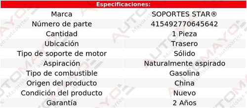 Soporte Tacón De Motor Tras Ac 427 8 Cil 7.0l 66