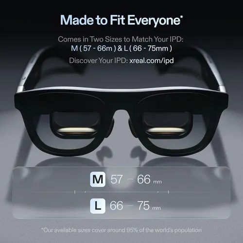 Gafas Ar Xreal One Pro Com Chip X1 E Ecrã Fhd, Tamanho L | Frete