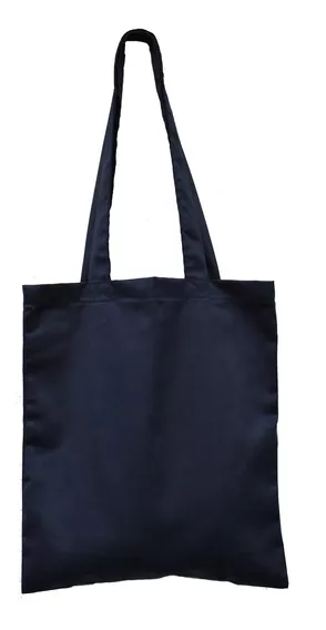  Bolsas De Tela - Tote Bag De 35cm X 40cm  Color Negro