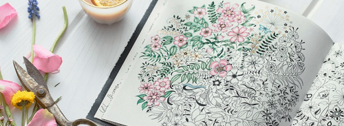 Imagen 3 de 6 de El Jardin Secreto - Johanna Basford - V & R - Libro Colorear