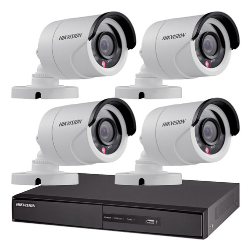 Kit Seguridad Hikvision 8 + 4 Camaras 2mp