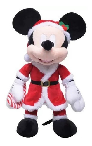 Mickey Noel Candy Cane Vermelho Branco Preto G Natal Disney