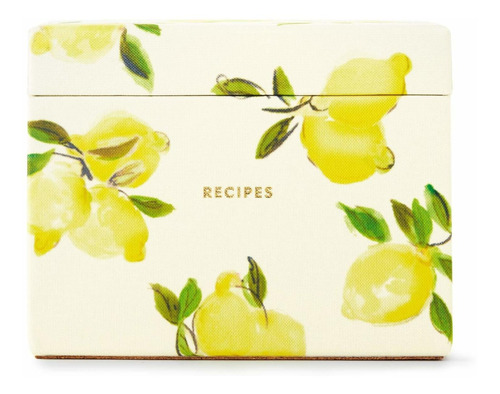 Kate Spade New York Caja De Recetas Con Tarjetas Y Divisores