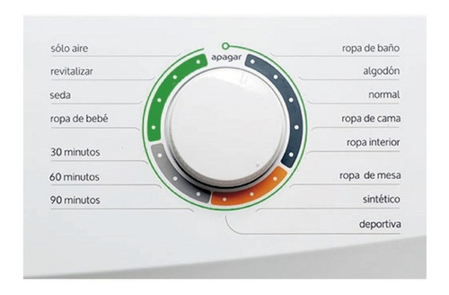 Secarropas por aire caliente Eslabón de Lujo ESR07 eléctrico 7kg blanco 220V - 230V