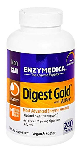 Enzymedica Digest Gold Con Atpro, Suplemento De Apoyo Digest