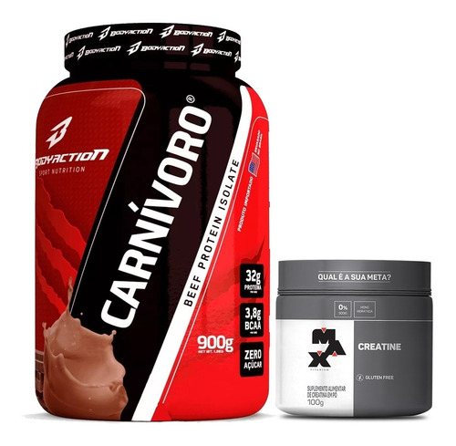 Carnivoro Beef Protein Isolate  Body Action + Creatina Max