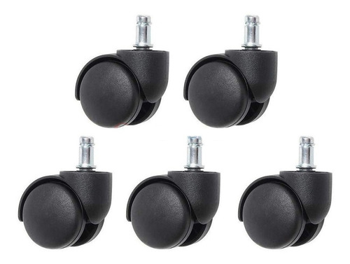 Imagen 1 de 4 de Ruedas Para Sillas Sillones Ejecutivos Giratorias (5 Ruedas)