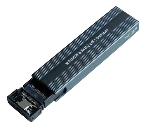 Adaptador De Caixa Externa Dual-ae M.2 Nvme Sata