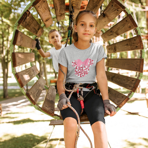 Playera Infantil Minnie Mouse Corazon Disney