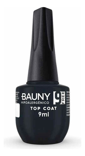 Esmalte Top Coat 9ml - Bauny Cor sem-cor