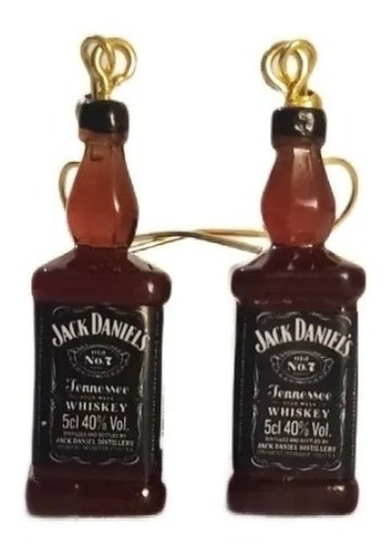 Aretes Originales Kawaii Whisky Jack Daniels