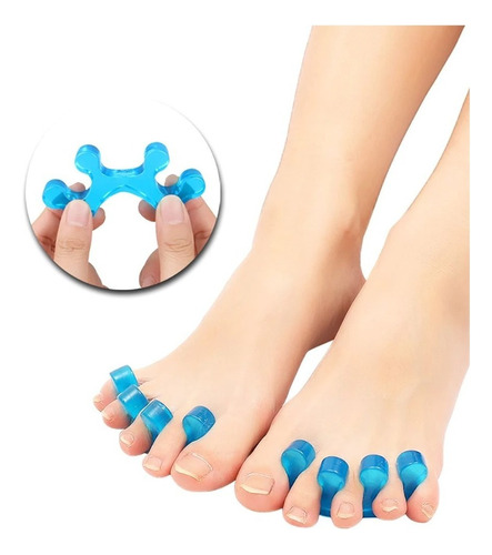 Imagem 10 de 10 de Espacador P/ Dedo Manicure E Pedicure Silicone Gel Mão Pés