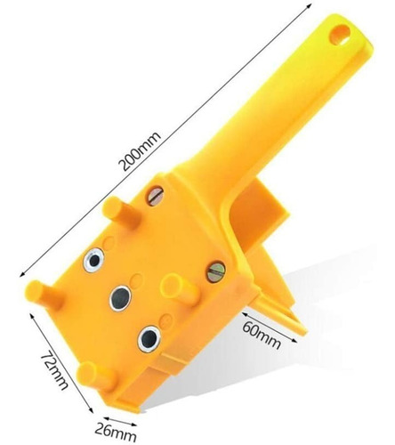Imagen 4 de 6 de Plantilla Guia Centrador Tarugos 6-8-10 C/ Mechas 8 Pc S.