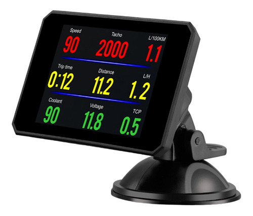 Imagen 3 de 12 de Coche Digital P16 Velocímetro Odómetro Head Up Display
