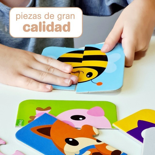 Imagen 3 de 9 de Rompecabeza Puzzle. Descubriendo Animales Didactico Infantil
