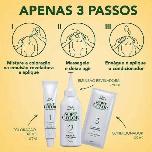 Tinta Soft Color Sem Amônia Cabelo 50 Castanho Claro Wella