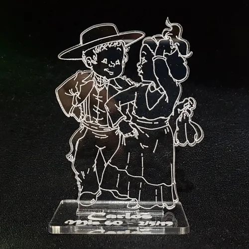 Souvenir Pareja Folklore Acrilico Cumpleaños Fiestas | Cuotas sin interés Souvenir Pareja Folklore Acrilico Cumpleaños Fiestas | Cuotas sin interés