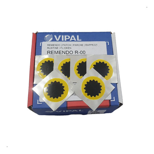Remendo Redondo Vipal Estrela 30mm Bike Para Câmara De Ar