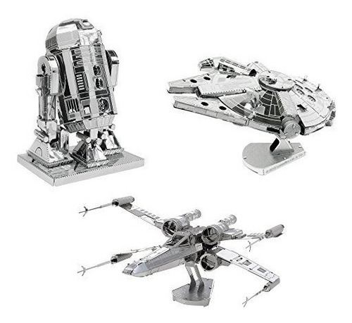 Tierra De Metal Modelo 3d Kits De Star Wars Juego De 3 Mille