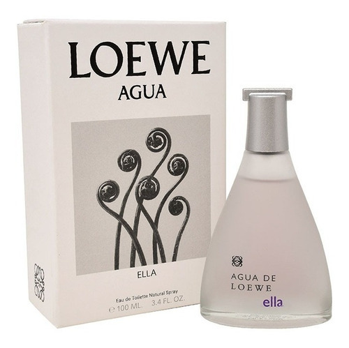  Agua de Loewe Agua De Loewe Ella 100Ml Edt Spray Eau de Toilette para  mujer