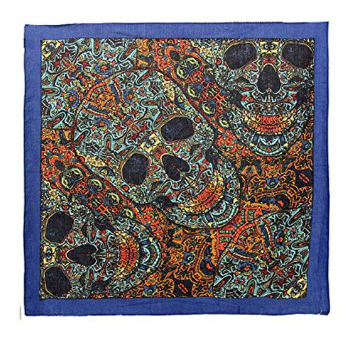 Sunshine Joy 3d Skull Psychedelic Bandana