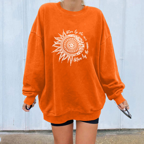 Blusa G A La Moda De Halloween Para Mujer, Casual, Manga Lar