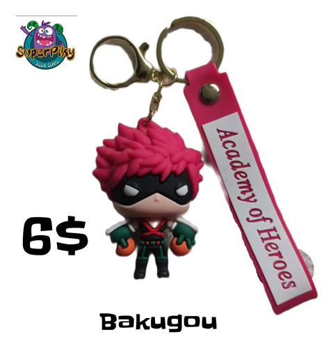 Llaveros Figuras 3d Mha Deku Bakugou Allmight Kirishima