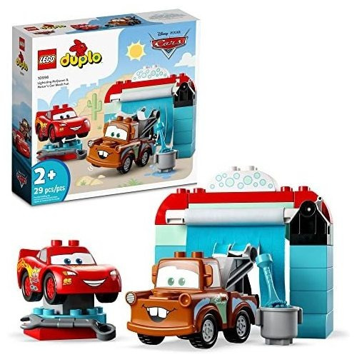 Carros Lego Duplo Lightning Mcqueen & Mat Da Disney E Da Pix