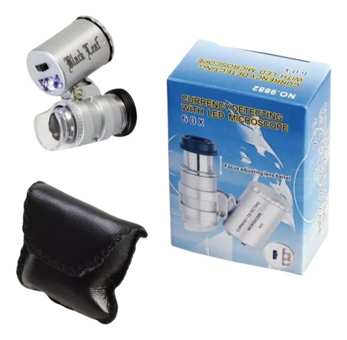 60x De Mano De Mini Microscopio De Bolsillo Lupa Lupa Joyero