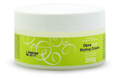 Deva Curl Styling Cream Creme Para Cachos 250g