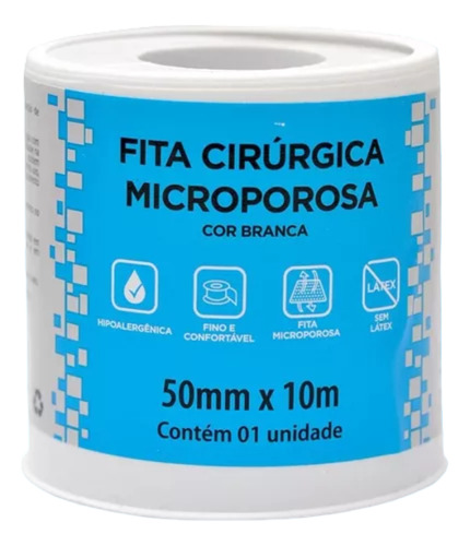 Fita Microporosa Micropore 50 Mm X 10 Mt - Ciex