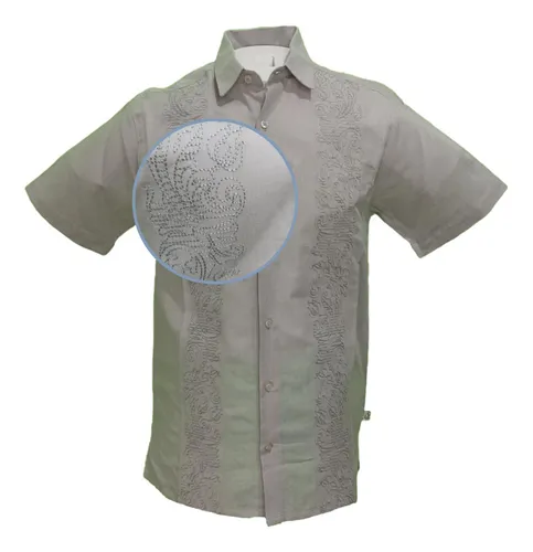 Guayabera gris new arrivals