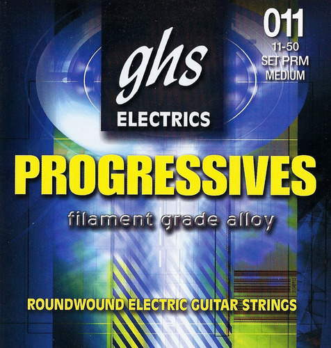 Ghs Cuerda Progressive Set Para Guitarra Electrica 11 50 Prm