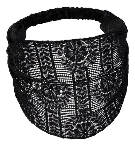 Turbante De Pelo Elástico Ancho Banda De Cabello De Flores