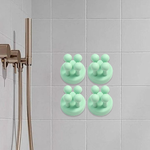 4x Ganchos De Clip Para Cables De Pared, Gancho Para Verde