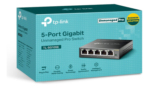 Switch Tp-link Tl-sg105e 5 Puertos Rj45 10/100/1000mbps