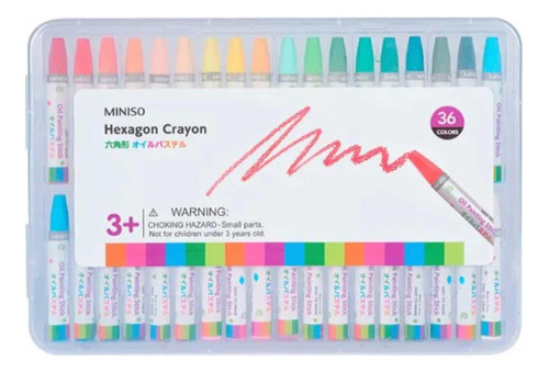 Set 36 Crayones Maleta Lapices De Cera Para Pintar