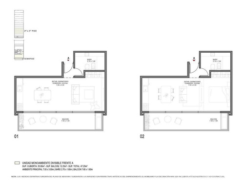 Imagen 2 de 8 de Venta De Departamento 1 Ambiente Divisible Con Balcón En Avellaneda