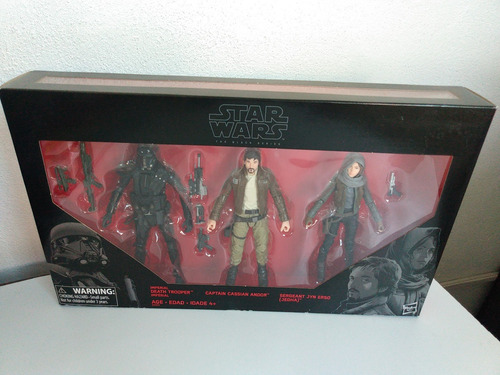 Star Wars Black Series Death Trooper Cassian Andor Jyn 3pack