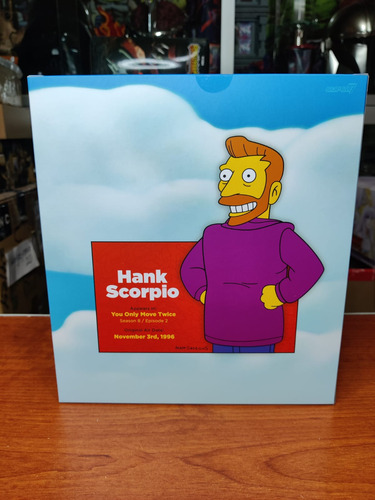 Figura Super7 Hank Scorpio Los Simpsons Ultimates Sin Abrir (Usado)