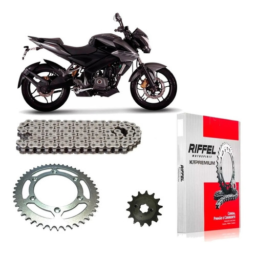 Kit Transmision Riffel Bajaj Rouser Ns200 14 39 Motos Coyote