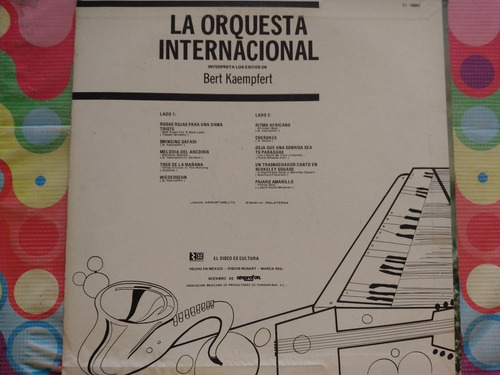 La Orquesta Internacional Lp Bert Kaempfert Y (Usado)