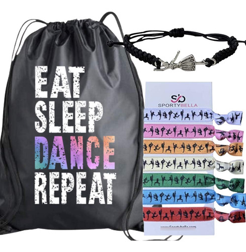 Regalo Danza Pulsera Abalorio Baile Bolsa Cordon Lazo Para