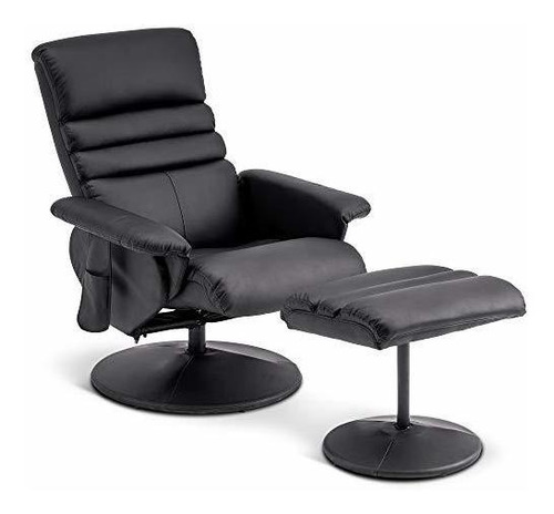 Mcombo Reclinable Con Otomano, Silla Reclinable Con Masaje,