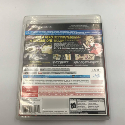 No More Heroes Paradise Ps3 Playstation 3 (Usado)