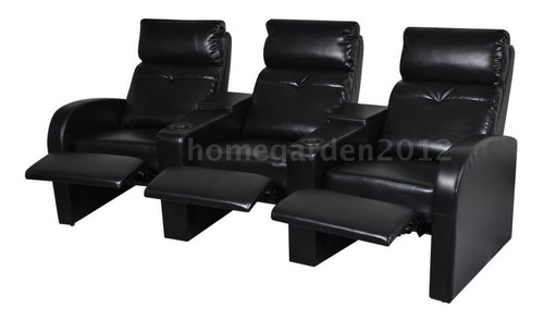 Moderno Juego De 3 Sillones Reclinable Tipo Cine !